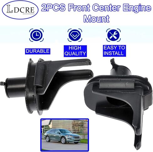 2PCS Front Center Engine Mount Set for Honda Accord 2003–2012, Crosstour 2010–2011 & Acura TL TSX 2004–2014 – Left & Right Motor Mounts Replace 50280SDAA01, 50285SDAA01 in Saudi Arabia