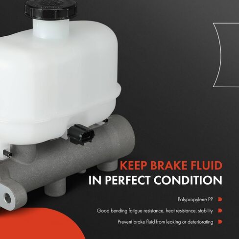 A-Premium Brake Master Cylinder with Reservoir and Sensor Compatible with Ford Vehicles - F-250 Super Duty 2007-2010, F-350 F-450 F-550 Super Duty 2007 2009-2010 in Saudi Arabia