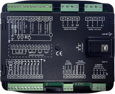 HGM6120CAN Smartgen مولد الديزل وحدة تحكم AMF السيارات بدء إيقاف التحكم وحدة لوحة أجزاء المولد مع R485 مع CAN (HGM6120CAN الأصلي) in Saudi Arabia