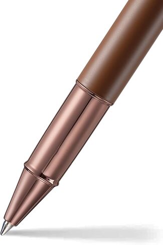 Sheaffer 100 9374 Coffee Edition Matt Brown Fountain Pen with Regal Brown PVD Signature mid band - Medium Point in Saudi Arabia