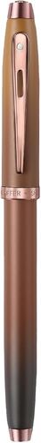 Sheaffer 100 9374 Coffee Edition Matt Brown Fountain Pen with Regal Brown PVD Signature mid band - Medium Point in Saudi Arabia