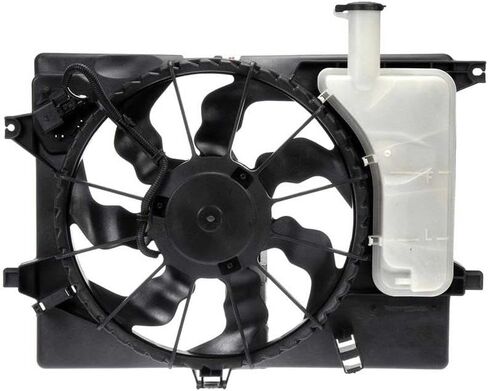Engine Cooling Fan Assembly 1PC Replaces 253803X000, 253803X100 Compatible with Hyundai Elantra 2011-2013 Compatible with Kia Forte 2014-2014 Compatible with Kia Forte Koup 2014-2014 in Saudi Arabia