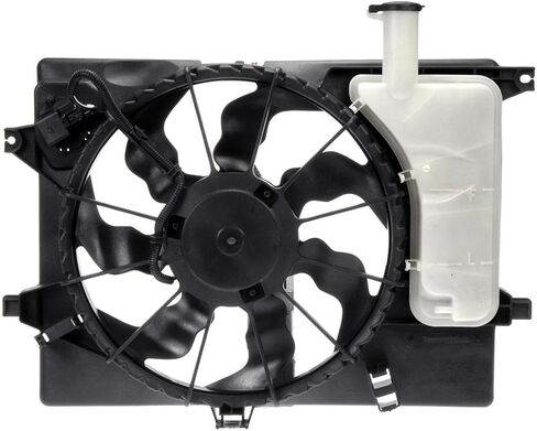 Engine Cooling Fan Assembly 1PC Replaces 253803X000, 253803X100 Compatible with Hyundai Elantra 2011-2013 Compatible with Kia Forte 2014-2014 Compatible with Kia Forte Koup 2014-2014 in Saudi Arabia