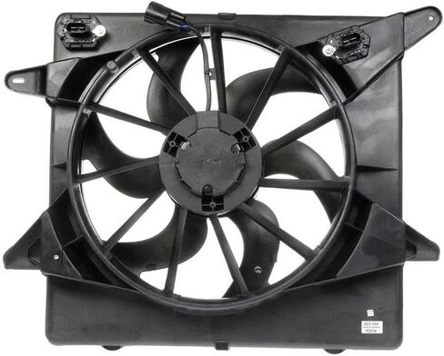 Engine Cooling Fan Assembly 1PC Replaces 20883034, 25894235 Compatible with Cadillac SRX 2012 2013 2014 2015 2016 2010 2011 in Saudi Arabia