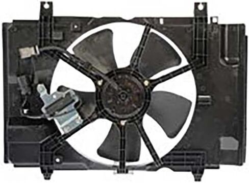 Engine Cooling Fan Assembly 1PC Replaces 21481EL30A Compatible with Nissan Tiida 2010 2007 2008 2009 Compatible with Nissan Versa 2012 2013 2007 2008 2009 2010 2011 in Saudi Arabia