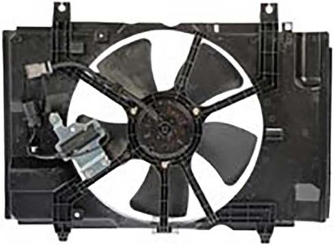 Engine Cooling Fan Assembly 1PC Replaces 21481EL30A Compatible with Nissan Tiida 2010 2007 2008 2009 Compatible with Nissan Versa 2012 2013 2007 2008 2009 2010 2011 in Saudi Arabia