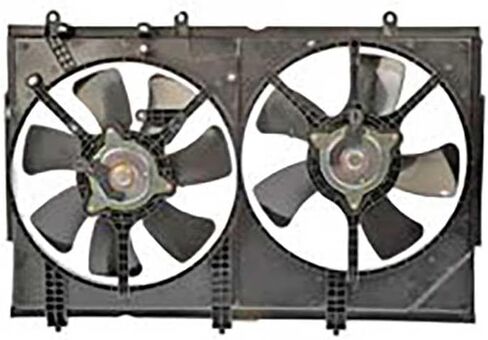 Engine Cooling Fan Assembly 1PC Replaces MR312899, MR464708 Compatible with Mitsubishi Outlander 2004 2005 2006 2003 in Saudi Arabia