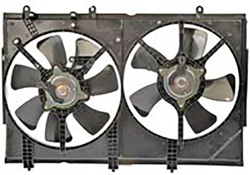 Engine Cooling Fan Assembly 1PC Replaces MR312899, MR464708 Compatible with Mitsubishi Outlander 2004 2005 2006 2003 in Saudi Arabia
