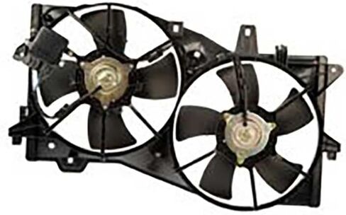 Engine Cooling Fan Assembly 1PC Replaces AJ5215025, AJ5215025A Compatible with Mazda MPV 2002 2003 2004 in Saudi Arabia