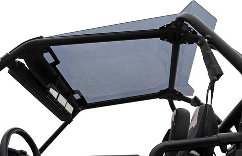 SuperATV Dark Tinted Polycarbonate Roof with Spoiler for Polaris RZR 900 / RZR S 900 (2015-2020) | Protects Against Weather and Debris | Snug, Rattle-Free Fit | USA Made in Saudi Arabia