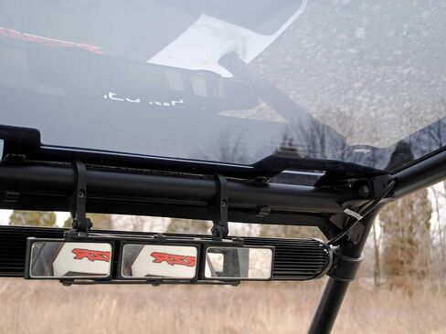 SuperATV Dark Tinted Polycarbonate Roof with Spoiler for Polaris RZR 900 / RZR S 900 (2015-2020) | Protects Against Weather and Debris | Snug, Rattle-Free Fit | USA Made in Saudi Arabia