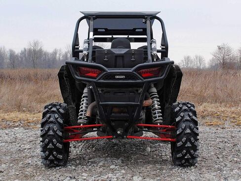 SuperATV Dark Tinted Polycarbonate Roof with Spoiler for Polaris RZR 900 / RZR S 900 (2015-2020) | Protects Against Weather and Debris | Snug, Rattle-Free Fit | USA Made in Saudi Arabia