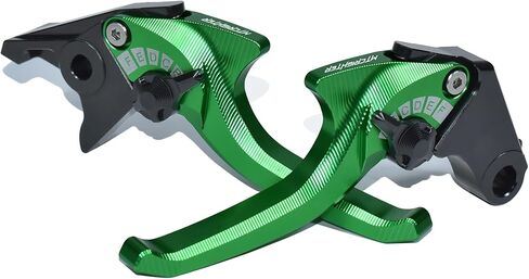 2 Fingers Short Brake Clutch Lever Set Compatible with Ducati Hypermotard 698 Mono RVE 2024 2025, CNC Aluminum Alloy Made (Red) in Saudi Arabia