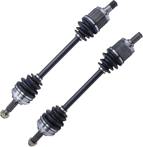 Detroit Axle - Front 2pc CV Axles for 99-02 Honda Accord, 01-03 Acura CL, 99-03 TL, 2 CV Axles Assembly 1999 2000 2001 2002 2003 Replacement in Saudi Arabia