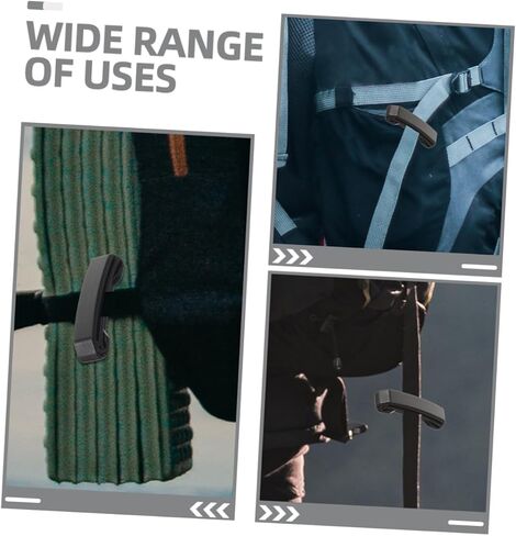 2Pcs Outdoor Climbing Backpack Buckles Durable Replacement Strap Clips for Hiking Sports Gear Helmets and More Versatile Belt Fixing Accessories in Saudi Arabia