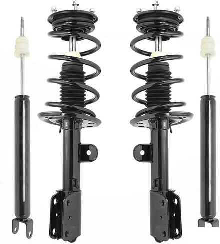 COMPLETESTRUTS - مجموعات الدعامة الأمامية الكاملة مع نوابض لولبية واستبدال ممتص الصدمات الخلفي لسيارة Ford Explorer FWD 2013-2019 - مجموعة من 4 in Kuwait