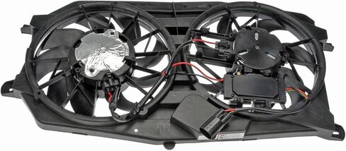 Engine Cooling Fan Assembly 1PC Replaces 5F9Z8C607BA, 5F9Z8C607BM Compatible with Mercury Montego 2005 2006 2007 Compatible with Five Hundred 2005 2006 2007 Compatible with Freestyle 2005 2006 2007 in Saudi Arabia