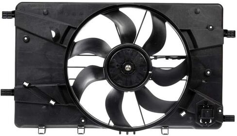 Engine Cooling Fan Assembly 1PC Replaces 13267634, 13289627 Compatible with Verano 2012-2017 Compatible with Chevrolet Cruze 2011-2016 Compatible with Chevy Cruze 2011-2016 in Saudi Arabia