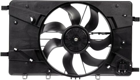 Engine Cooling Fan Assembly 1PC Replaces 13267634, 13289627 Compatible with Verano 2012-2017 Compatible with Chevrolet Cruze 2011-2016 Compatible with Chevy Cruze 2011-2016 in Saudi Arabia