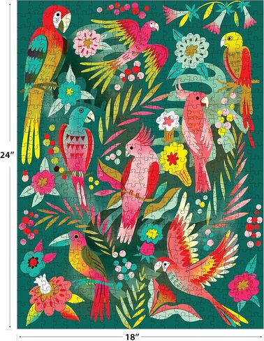 RoseArt - Cozy Cats 500 Piece Double-Sided Jigsaw Puzzle – Matte & Glossy Sides – Cat Puzzle for Adults - 2-in-1 Puzzle with Bonus Poster in Saudi Arabia