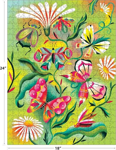 RoseArt - Cozy Cats 500 Piece Double-Sided Jigsaw Puzzle – Matte & Glossy Sides – Cat Puzzle for Adults - 2-in-1 Puzzle with Bonus Poster in Saudi Arabia