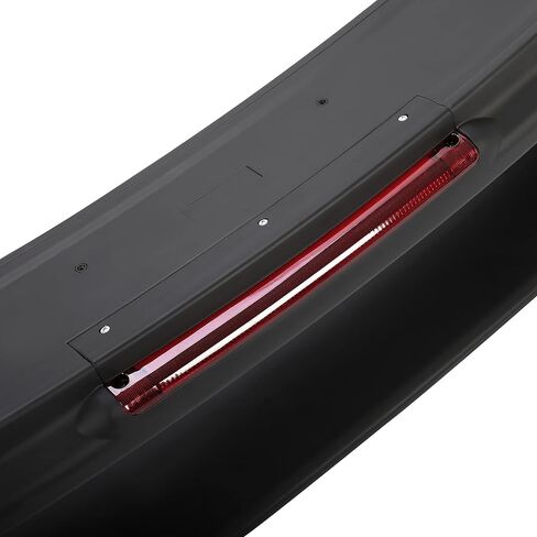 KUAFU Trunk Spoiler Wing W / LED ضوء الفرامل متوافق مع 2002-2007 Subaru Impreza WRX Sedan 4-Door Wind Deflector Spoiler Lip High Mount 3rd Stop Brake Lamp مطلي باللون الأسود غير اللامع in Saudi Arabia