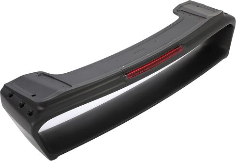 KUAFU Trunk Spoiler Wing W / LED ضوء الفرامل متوافق مع 2002-2007 Subaru Impreza WRX Sedan 4-Door Wind Deflector Spoiler Lip High Mount 3rd Stop Brake Lamp مطلي باللون الأسود غير اللامع in Saudi Arabia