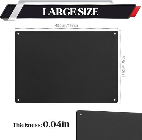 لوح مغناطيسي مكون من قطعتين، لوح مغناطيسي للجدار، عرض الحروف المغناطيسية والأرقام وبرطمانات التوابل والملاحظات اللاصقة والصور، مناسب للجدران والثلاجات والمقصورات والخزائن والمزيد (17 بوصة × 12 بوصة) in Kuwait