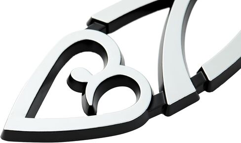 New Jesus Fish Car Decal 4 x 1.4 Inch – 3D Metallic Look Chrome Christian Symbol of Faith | Durable Weatherproof Vinyl Sticker | Car, Truck, SUV, Laptop, Window - Show The Love of Christ in Saudi Arabia