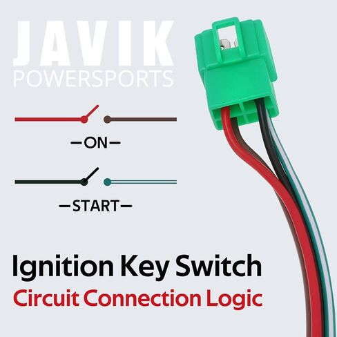 JAVIK Ignition Key Switch Compatible with Polaris RZR 170 2015-2019 2020-2021, O.E.M# 0455031 in Saudi Arabia