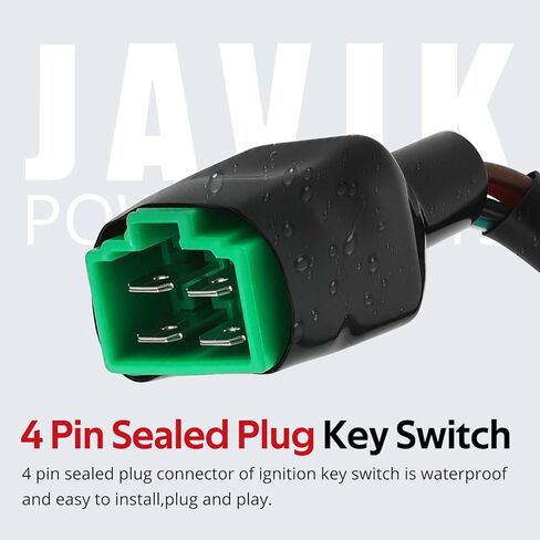 JAVIK Ignition Key Switch Compatible with Polaris RZR 170 2015-2019 2020-2021, O.E.M# 0455031 in Saudi Arabia