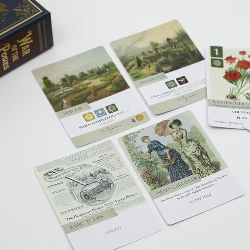 Botany: War of the Posies | Family Strategy Game for Young Botanists and Adults | Ages 8+ | for 2-4 Players | Average Playtime 30 mins | Perfect for Family Game Night in Saudi Arabia