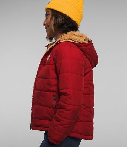 سترة بغطاء للرأس بسحاب كامل للأولاد من THE NORTH FACE، مقاس XS، TNF أسود مطبوع عليه شعار الجيل التالي in Saudi Arabia