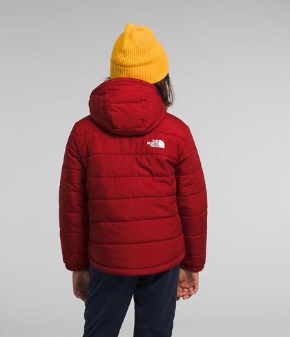 سترة بغطاء للرأس بسحاب كامل للأولاد من THE NORTH FACE، مقاس XS، TNF أسود مطبوع عليه شعار الجيل التالي in Saudi Arabia