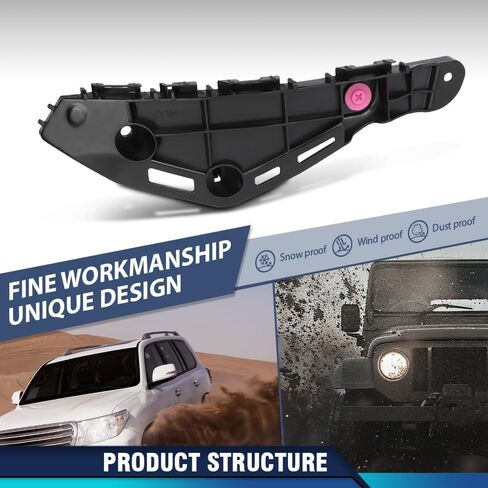 PIT66 دعامة تثبيت المصد الأمامي للسائق وجانب الراكب متوافقة مع LX RX350/RX450h 2016-2022 Fit LX RX450hL/RX350L 2018-2022 525350E070، 525360E060، LX1033117، LX1032117 أسود in Saudi Arabia