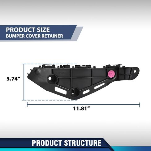 PIT66 دعامة تثبيت المصد الأمامي للسائق وجانب الراكب متوافقة مع LX RX350/RX450h 2016-2022 Fit LX RX450hL/RX350L 2018-2022 525350E070، 525360E060، LX1033117، LX1032117 أسود in Saudi Arabia