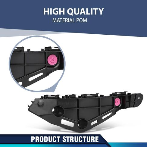 PIT66 دعامة تثبيت المصد الأمامي للسائق وجانب الراكب متوافقة مع LX RX350/RX450h 2016-2022 Fit LX RX450hL/RX350L 2018-2022 525350E070، 525360E060، LX1033117، LX1032117 أسود in Saudi Arabia
