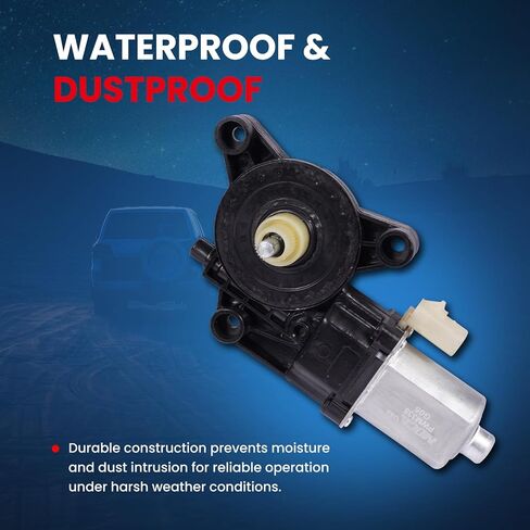 MOCA Front Left/Right Power Window Motor w/ 2-Pin Fits for 11-15 for Chrysler 200, 08-16 for Chrysler Town & Country, 08-20 for Dodge Grand Caravan, 12-15 for Ram C/V in Saudi Arabia