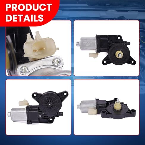 MOCA Front Left/Right Power Window Motor w/ 2-Pin Fits for 11-15 for Chrysler 200, 08-16 for Chrysler Town & Country, 08-20 for Dodge Grand Caravan, 12-15 for Ram C/V in Saudi Arabia