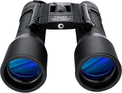 BARSKA Lucid View 10x25 Compact Binoculars (Blue Lens) in Saudi Arabia