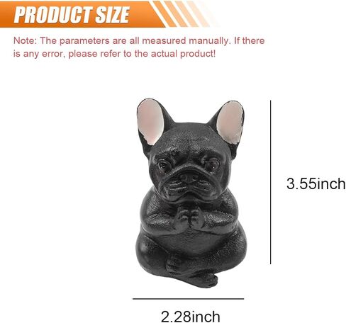 Meditating Bulldog Pug Dog Figurine Car Dash Ornament – Cute Resin Zen Yoga Dog Statue for Car Dashboard&Center Console Decoration – Auto Interior Ornament for Home Office Desktop (C Style) in Kuwait