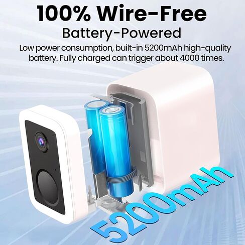 2K Indoor Security Camera with Night Vision & 2 LED Lights | WiFi Camera for Monitoring Elderly, Babies, and Pets | Cameras for Home Security Cloud & SD Card Storage | 2.4G WiFi Compatible Only in Kuwait