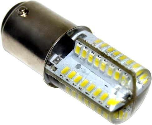 HQRP 110V LED لمبة الضوء الأبيض الدافئ متوافق مع ماكينة الخياطة Singer 403A / 501A / 503A / 620E / 630E / 640E / 66-16 / 99K / CG-500 / CG-550 in Kuwait