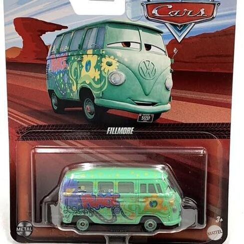 Hot Wheels Monster Trucks Pixar Cars Fillmore, Metal 1:55 Scale in Saudi Arabia
