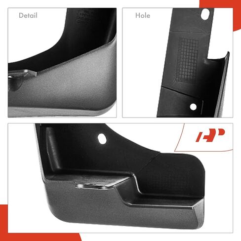 A-Premium Set of 4PCS Mud Flaps Splash Guards Mudguards Mudflaps with Hardware Kits Accessory Compatible with Nissan Rogue, X-Trail, 2014-2021, Sport Utility, Black Color, Front LH RH and Rear LH RH in Saudi Arabia