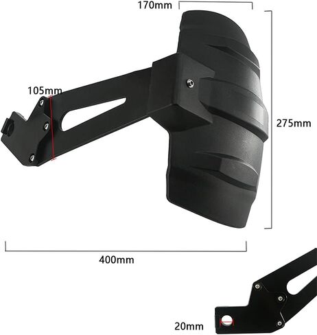 For BMW F800R F800GS F700GS F650GS F800 F700 GS 2008-2017 Motorcycle Mudguard Fender Splash Guard Tire Hugger Mud Guard Cover in Saudi Arabia