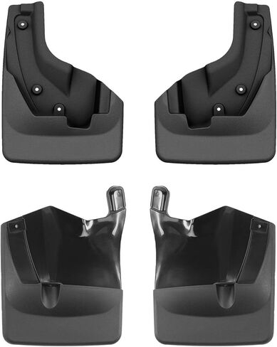 Weathertech Custom No Drill Splash Guard MudFlaps for Subaru Forester, Forester Wilderness, Front & Rear Set (110167-120101), Black in Saudi Arabia