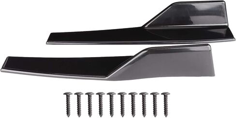 Side Skirt, Universal Fitment, Rocker Splitter, Winglet, Glossy Black, Car Body Kit, Injection Molded, 17.7 x 3.3 inches, for SUV, Coupe, Sedan, Hatch in Saudi Arabia