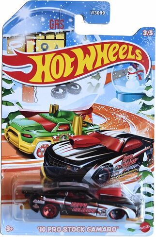 Hot Wheels '10 Pro Stock Camaro, Holiday Card 3/5 in Saudi Arabia