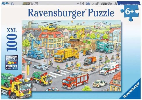 Ravensburger Vehicles in The City 100 Piece XXL Jigsaw Puzzle in Saudi Arabia